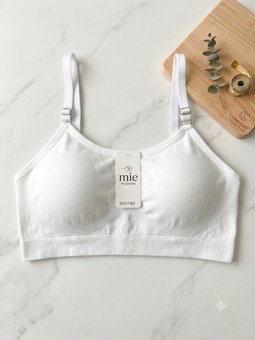 🔥 Pack of 4 Premium Comfort Camisole Bralette – Buttery Soft, Seamless & Sexy Everyday Bra for Women | No Wire, All Day Comfort