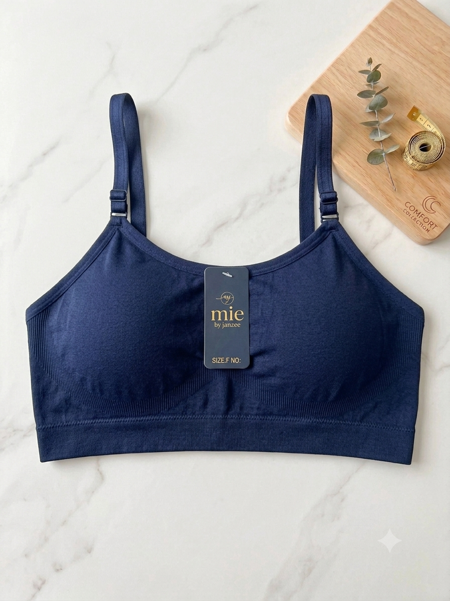 🔥 Pack of 4 Premium Comfort Camisole Bralette – Buttery Soft, Seamless & Sexy Everyday Bra for Women | No Wire, All Day Comfort