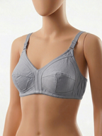 Premium Cotton Non-Wired Bra – Pack of 5 | Everyday Comfort Bra for Women plain (Sizes 32-42)