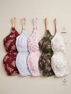 Non-Padded Cotton Bra – Breathable Printed Design (Pack of 5)