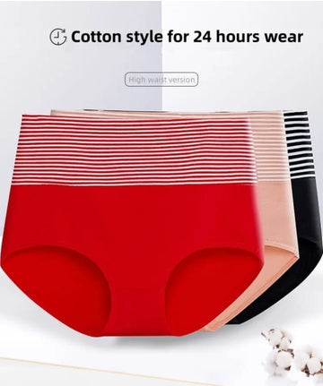 High-Waist Comfort Panties – Imported Quality