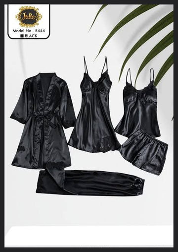 Premium Silk Nighty set for Women – Free Size